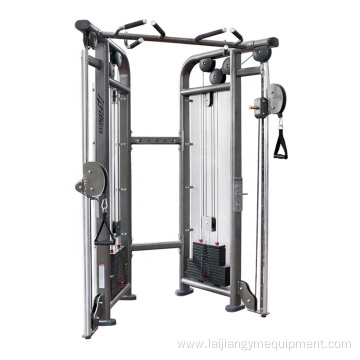 Dual adjustable pulley system functional trainer machine